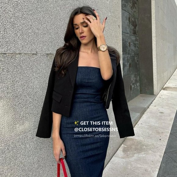 ZARA Denim Dress - Picture 11 of 16